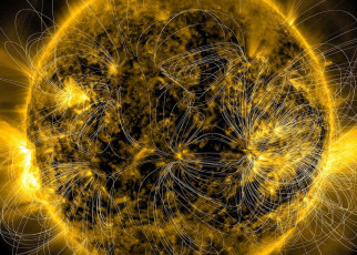 Sun's bumpy magnetic fields might explain why its atmosphere is so hot