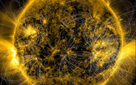 Sun's bumpy magnetic fields might explain why its atmosphere is so hot