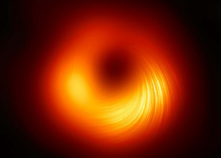 New picture of famous black hole reveals its swirling magnetic field