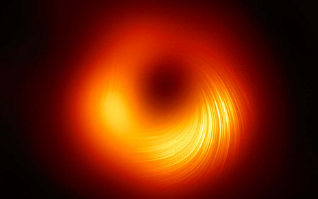 New picture of famous black hole reveals its swirling magnetic field