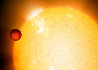 Planet hotter than most stars spotted 25 light years away