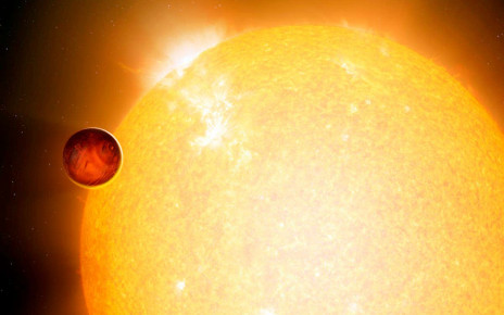 Planet hotter than most stars spotted 25 light years away