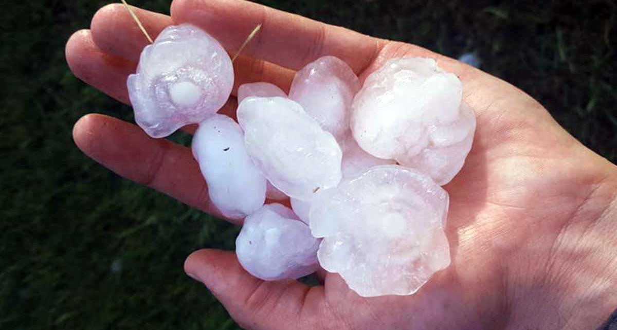 Hailstones are not spheres – they’re shaped more like a rugby ball