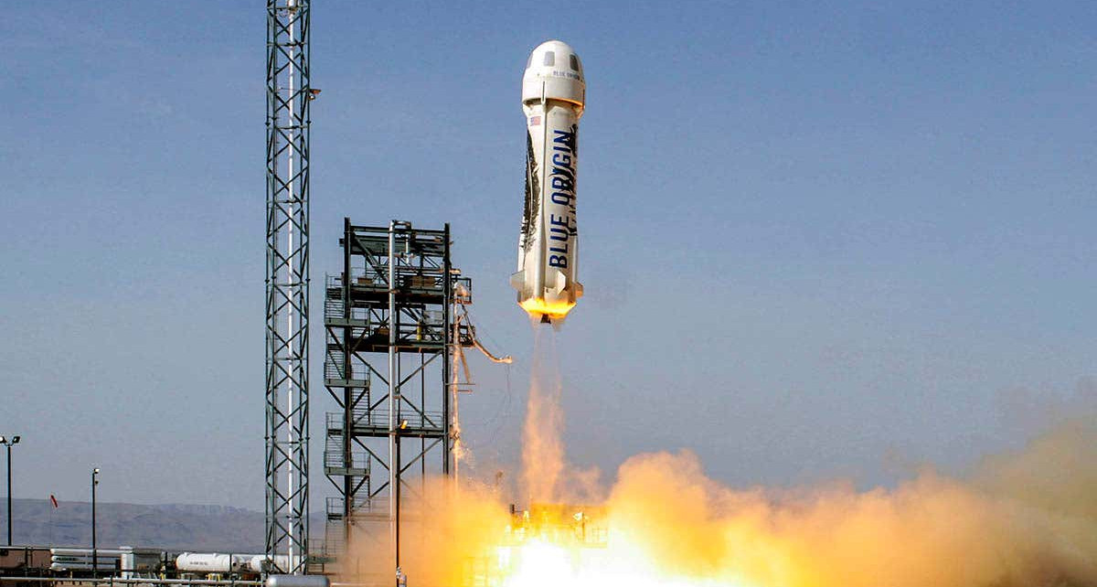 Blue Origin is auctioning off a seat on its first crewed space flight
