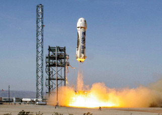 Blue Origin is auctioning off a seat on its first crewed space flight