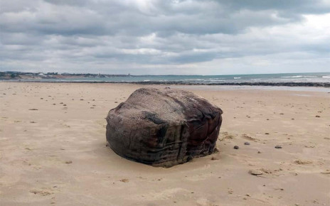 Rubber slabs washed up in Brazil traced to second world war shipwreck