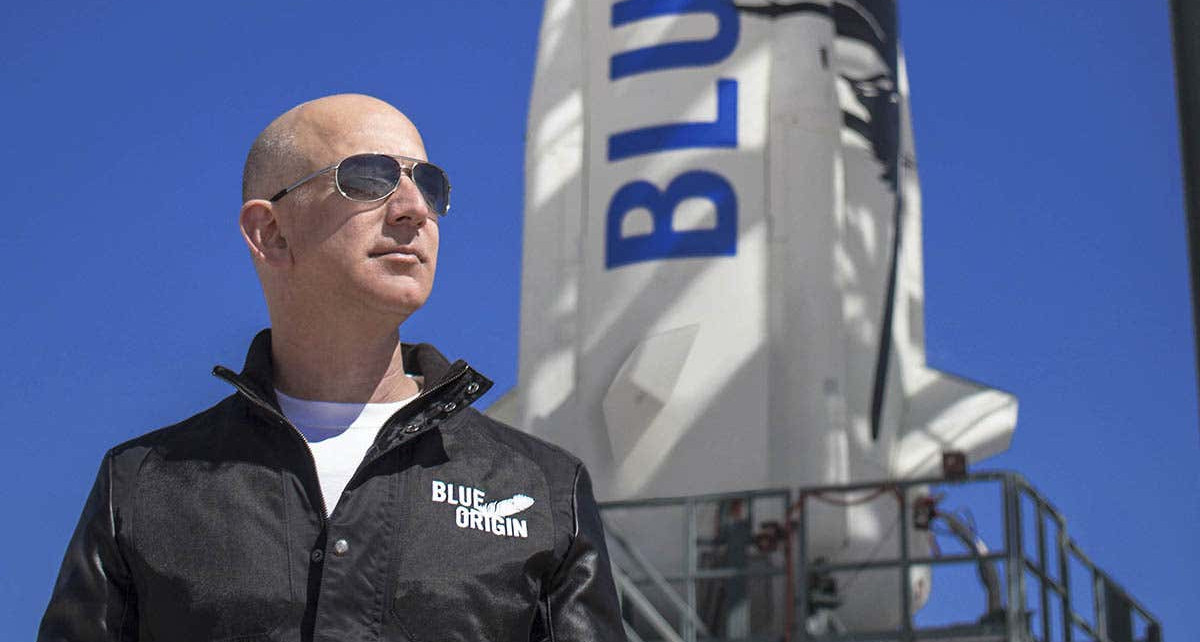 Jeff Bezos will be on board Blue Origin's first crewed space flight