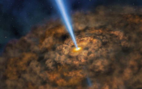 Wind from supermassive black holes may help small galaxies thrive