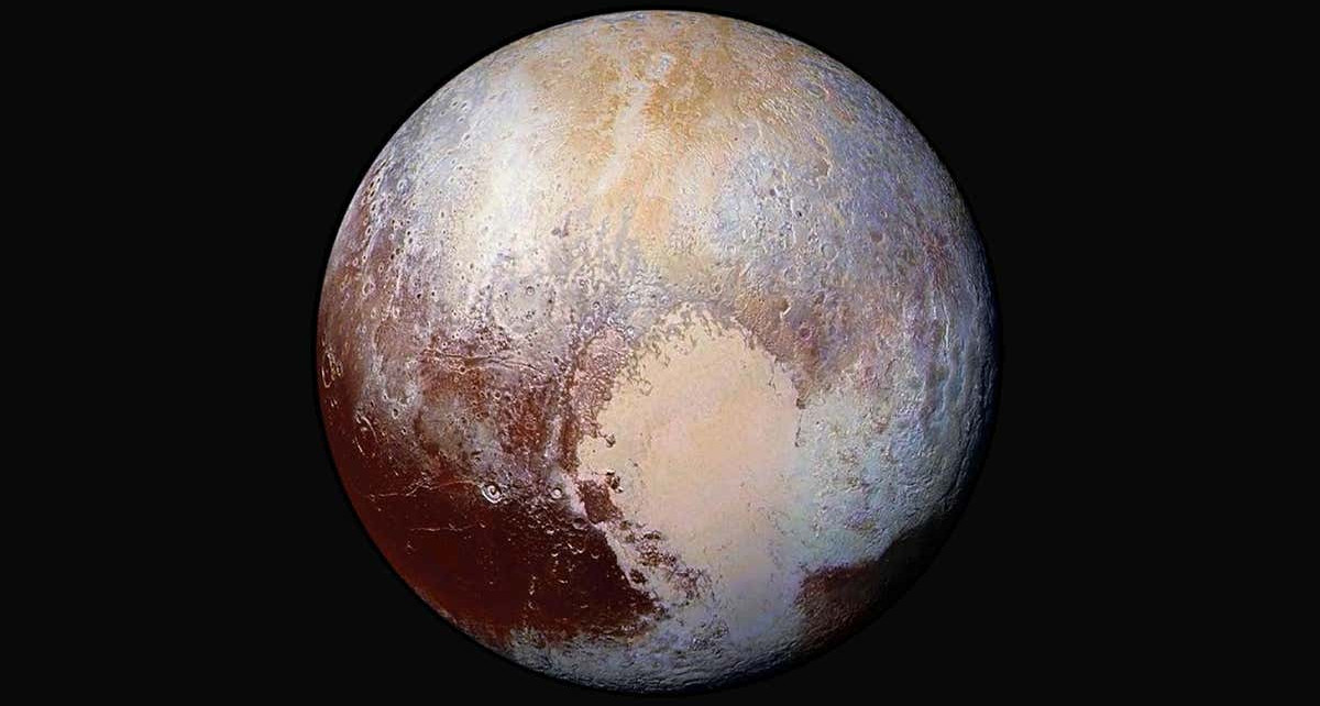 Pluto is covered in huge red patches and we don't know what they are