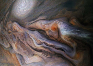 Jupiter's strange atmosphere may have formed in a gigantic shadow
