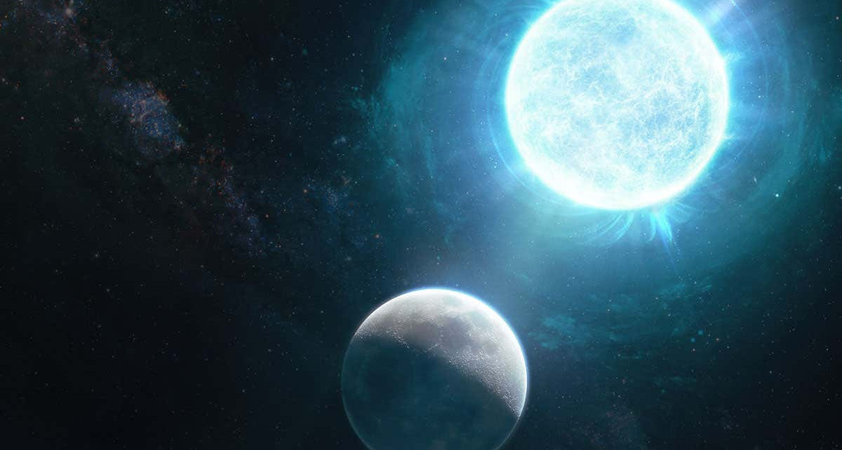 White dwarf star is the size of the moon but more massive than the sun