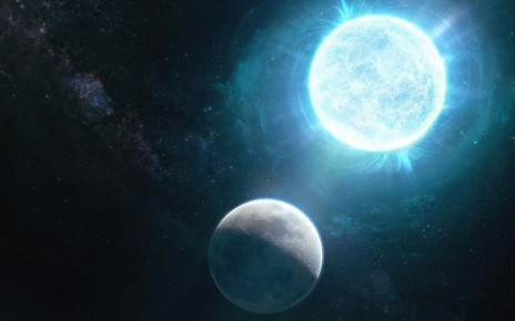 White dwarf star is the size of the moon but more massive than the sun