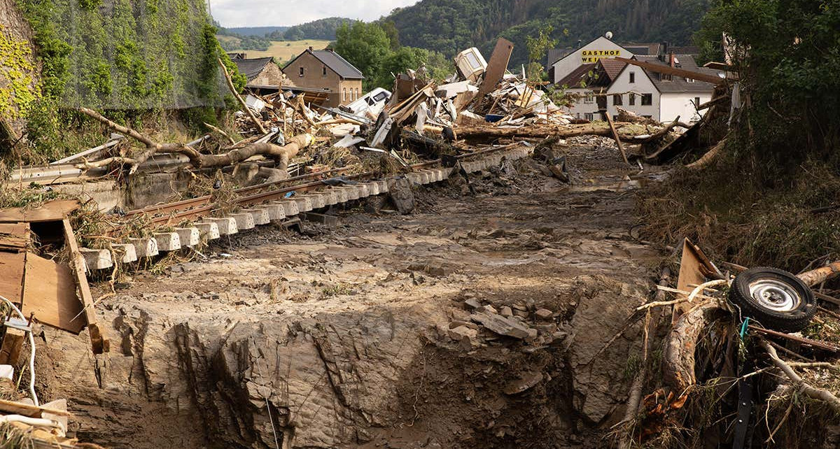 Climate change made extreme floods in Germany and Belgium more likely