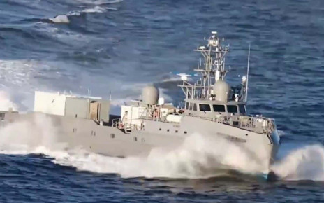 A US military robot ship has fired a large missile for the first time