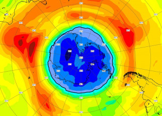 The ozone hole over the South Pole is now bigger than Antarctica