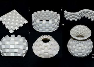 Metamaterials: Kirigami pattern creates light yet strong paper structures
