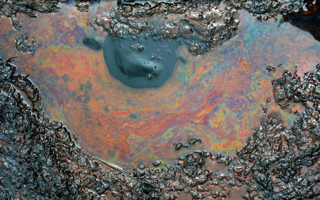 Spills of crude oil on the soil surface - environment pollution.; Shutterstock ID 559184992; purchase_order: -; job: -; client: -; other: -
