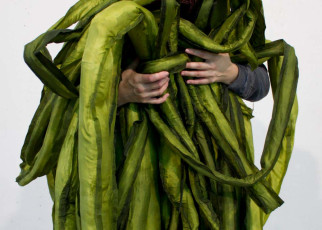 A Great Seaweed Day: Gut Weed (Ulva Intestinalis), Ingela Ihrman. Mixed media sculpture, 2019.
