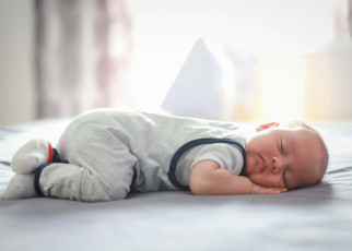 Timing of expressing breast milk and a baby drinking it affects infant sleep