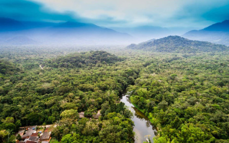 Aerial View of Amazon Rainforest, South America; Shutterstock ID 722601193; purchase_order: -; job: -; client: -; other: -