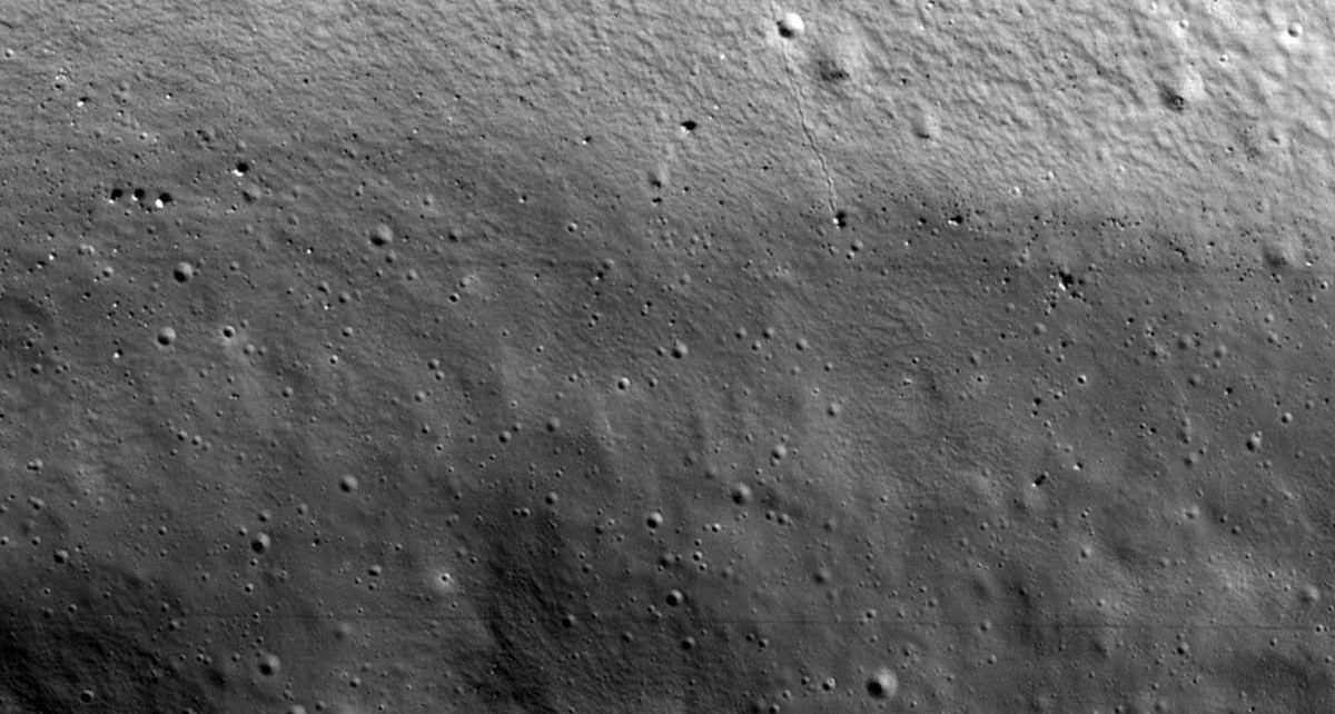 NASA picture is best yet of a permanently shadowed region on the moon