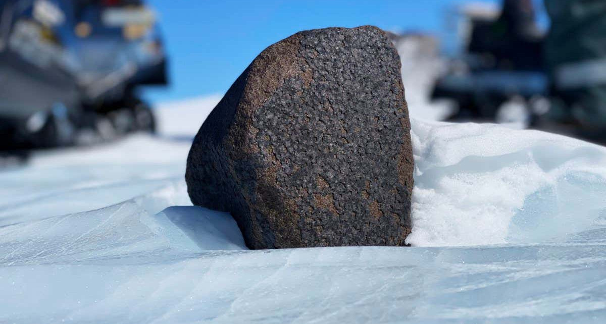 Rare Antarctic meteorite is one of the largest ever found