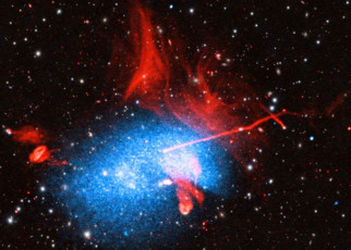 Galaxy clusters are smashing together to form 'flaming cosmic narwhal'