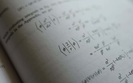 Mathematics equation on quantum mechanic book, selective focus; Shutterstock ID 2181615439; purchase_order: -; job: -; client: -; other: -