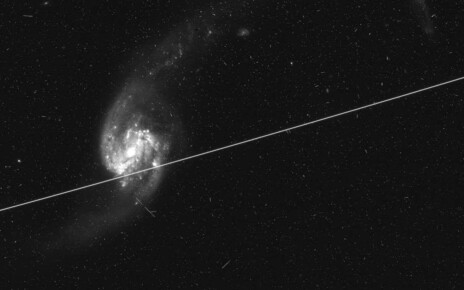 Hubble Space Telescope images are being spoiled by satellite trails
