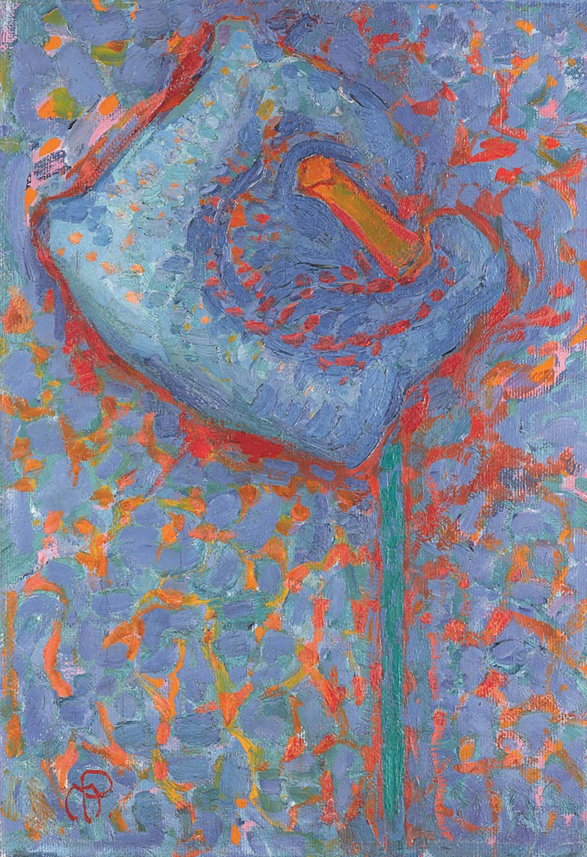 Piet Mondrian Arum Lily; Blue flower, 1908-1909 Kunstmuseum Den Haag ? bequest Salomon B. Slijper