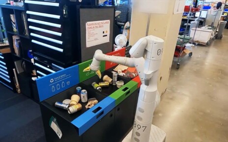 Google robot learns to sort the recyclables left in office waste bins