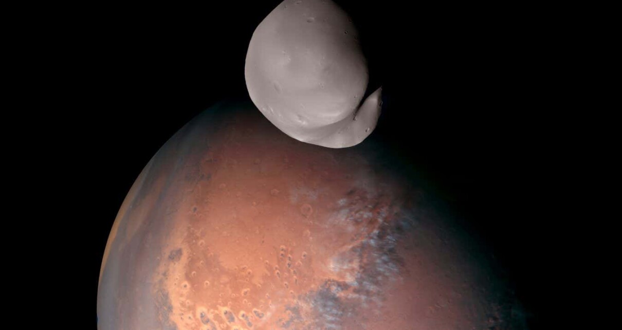 Emirates Mars Mission captures amazing images of Mars’s moon Deimos