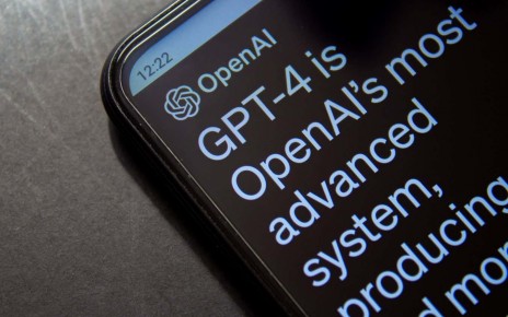 Website of ChatGPT 4 on a smartphone. AI chatbot on OpenAI website. Afyonkarahisar, Turkey - April 3, 2023.; Shutterstock ID 2284532473; purchase_order: -; job: -; client: -; other: -
