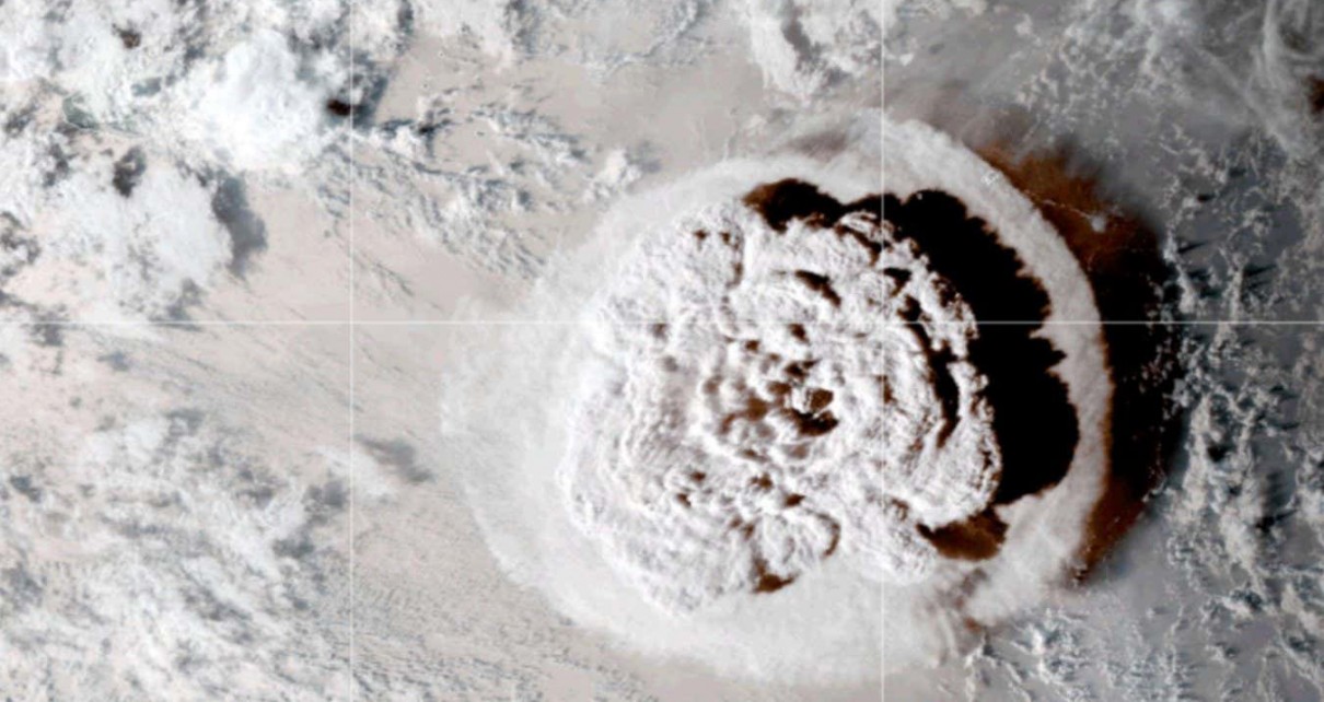 Tonga volcano eruption disrupted satellites halfway around the world
