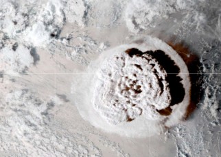 Tonga volcano eruption disrupted satellites halfway around the world