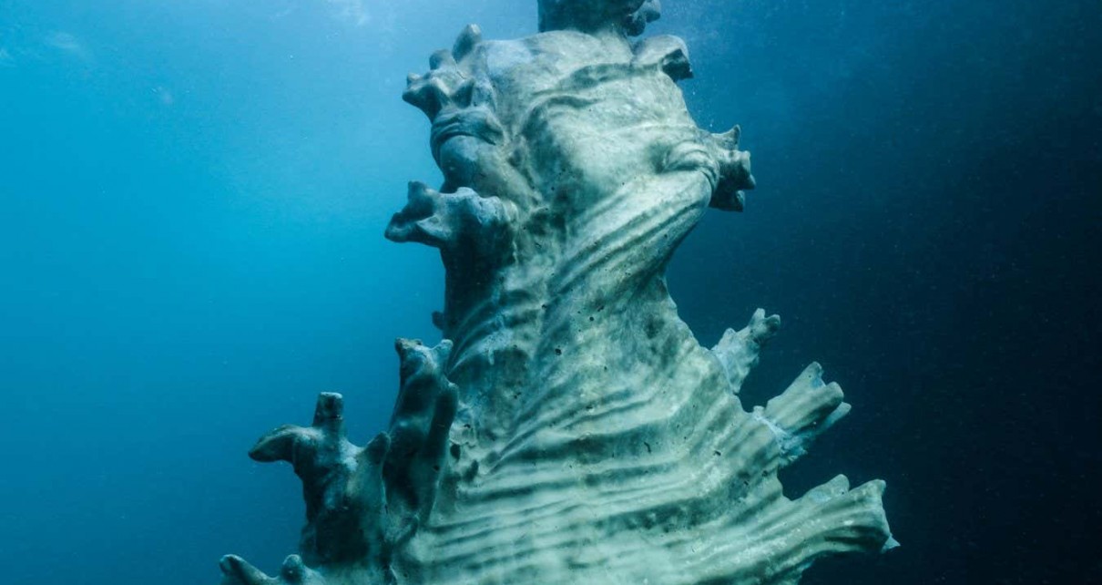 These beautiful sculptures are watching over the Great Barrier Reef