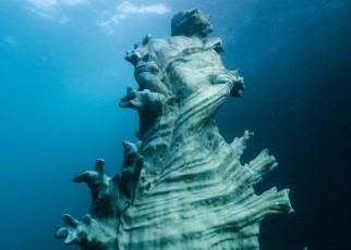 These beautiful sculptures are watching over the Great Barrier Reef