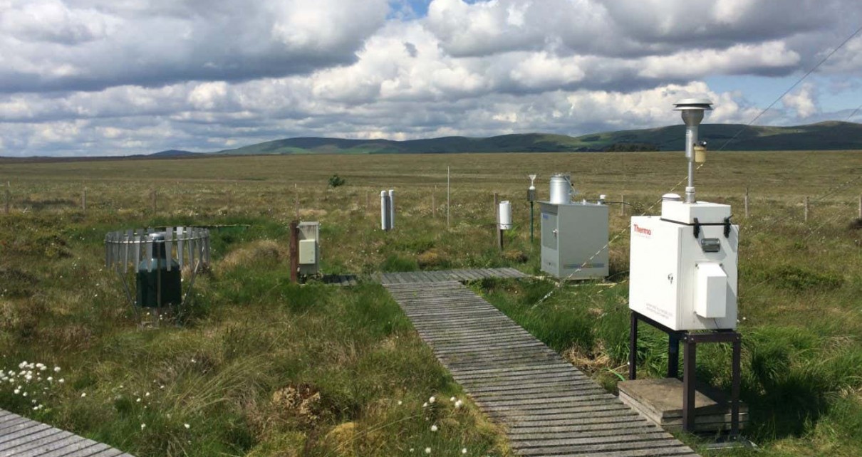 The Auchencorth Moss air quality monitoring station in Scotland (credit: National Physical Laboratory / Local Site Operator)