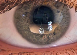 Eyeball reflections can reveal a 3D model of what you are looking at