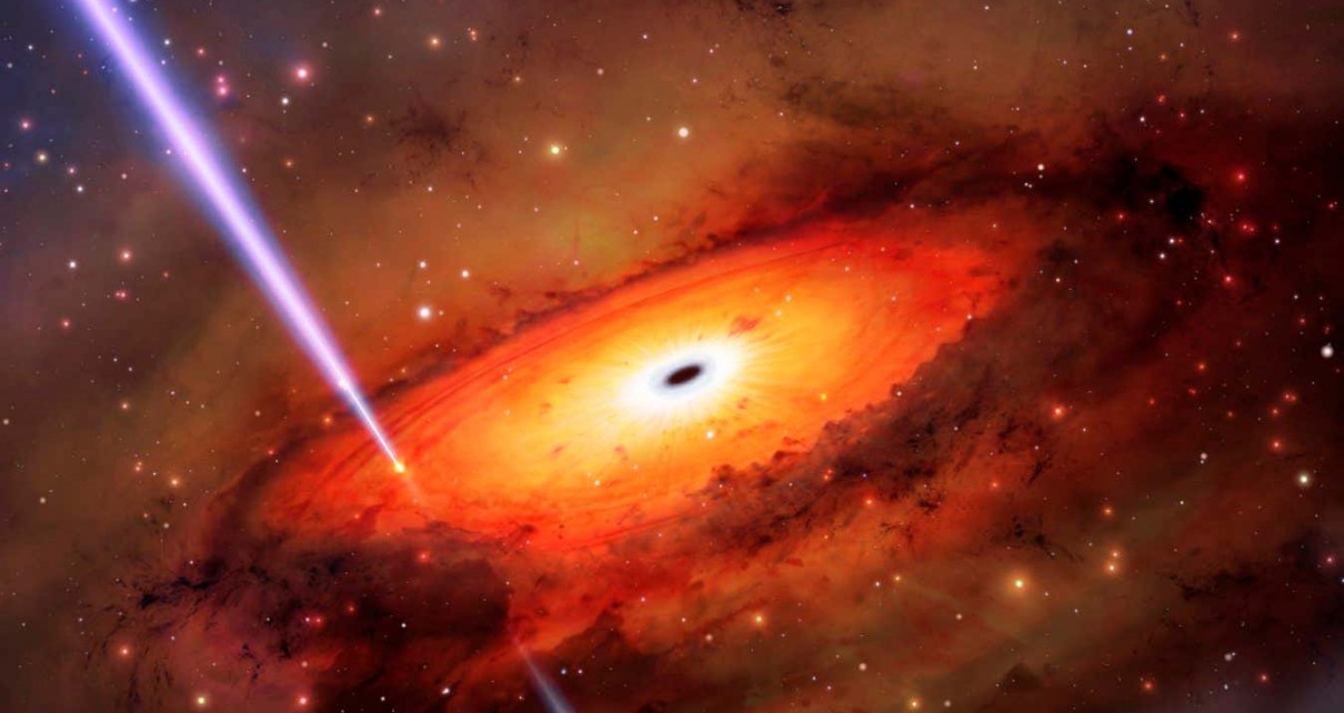 Odd gamma ray burst may be from a smash-up between two dead stars