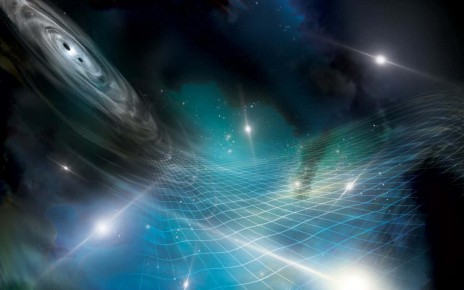 Gravitational waves produce a background hum across the whole universe