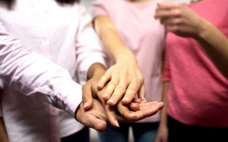 A group of hands