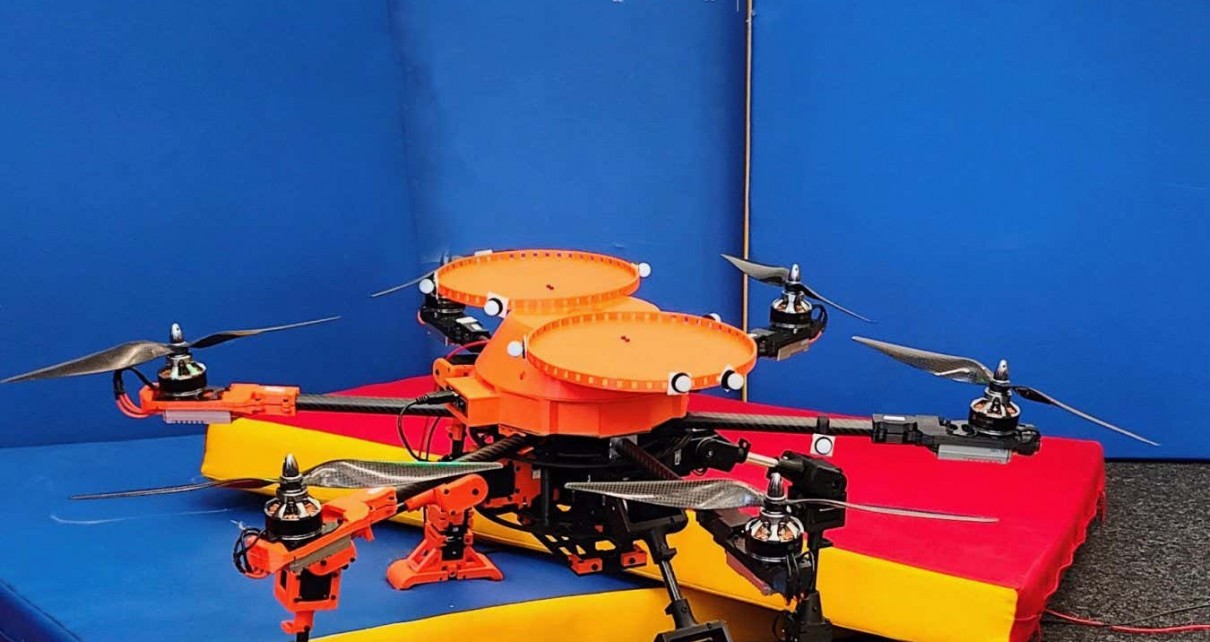 Drone mother ship could release mini-drone swarm for search and rescue