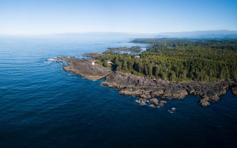 West Coast of Vancouver Island near a proposed site for carbon storage