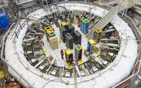 Scientists working on Fermilab's Muon g-2 experiment