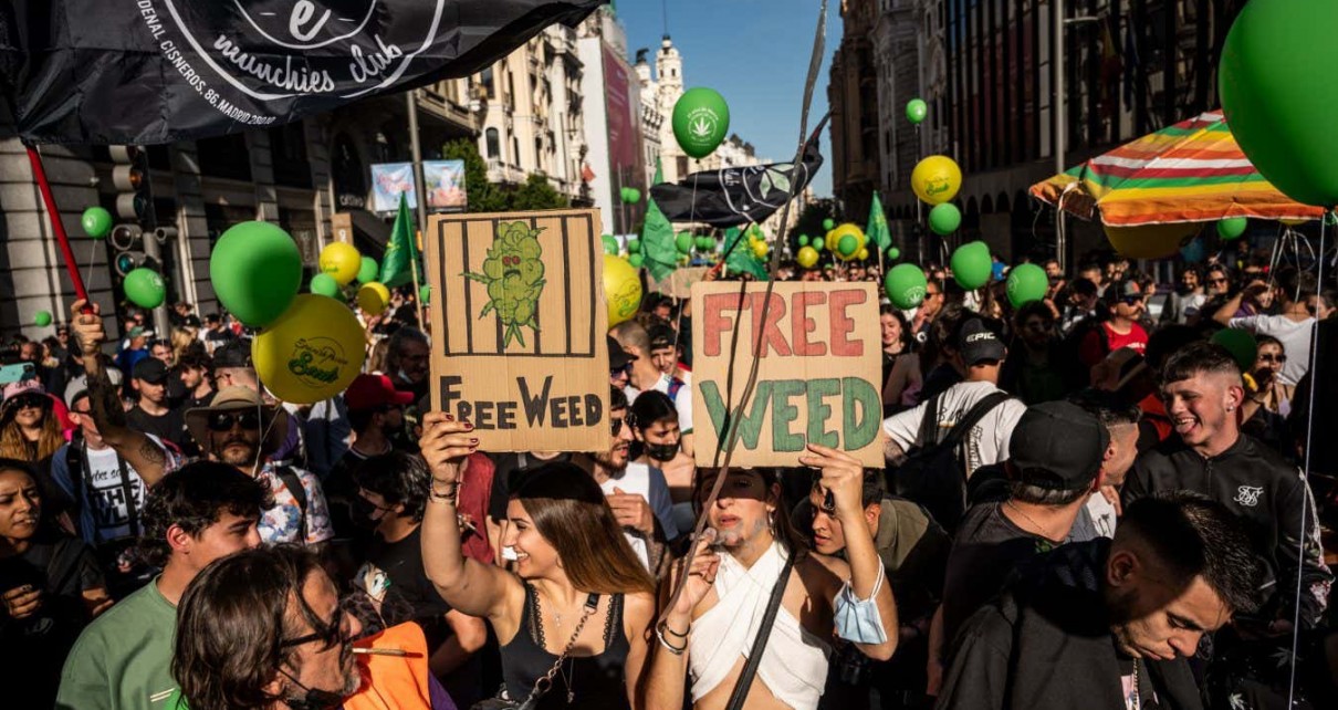 The Global Marijuana March is held across many cities each year