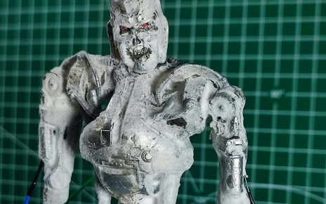 Terminator model has living skin made from fungi
