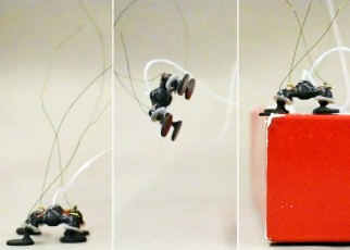 Watch a frog-like robot use tiny explosions to hop around