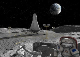 We could make roads on the moon by melting lunar dust