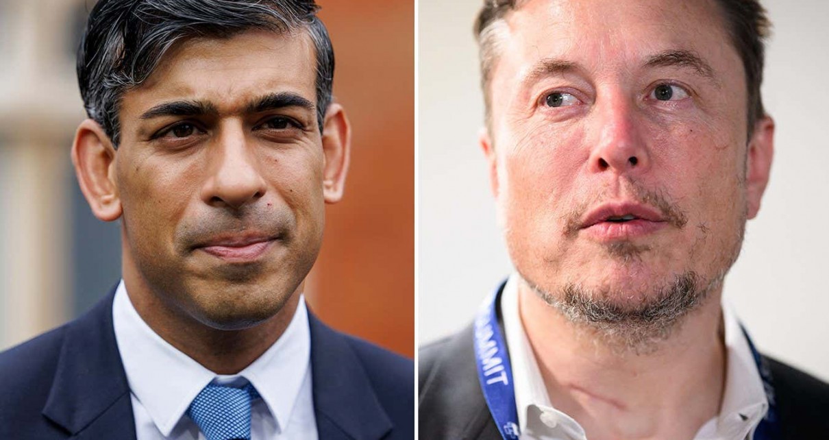 What will Elon Musk and Rishi Sunak talk about in their AI chat at Bletchley Park today?